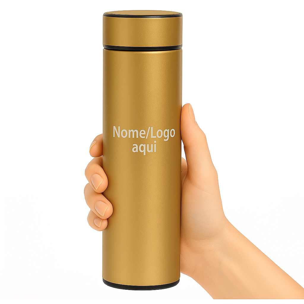 Garrafa Térmica 500ml com LED